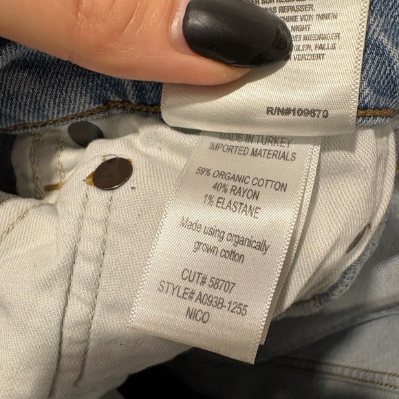 AGOLDE HIGH RISE SLIM FIT NICO JEANS - Picture 9 of 9